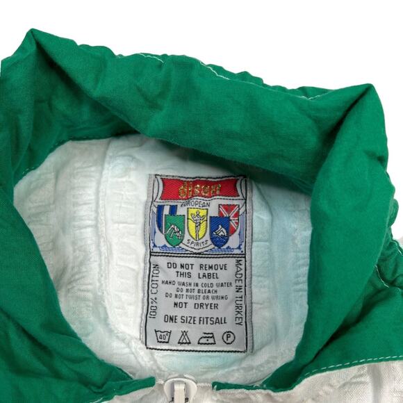 Vintage 80s Africa Unite Disan Lightweight Utility Jacket FLAW OSFA One Size - Picture 10 of 13